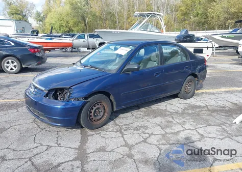 2003 Honda Civic Lx from USA, damaged, VIN 1HGES15503L028914